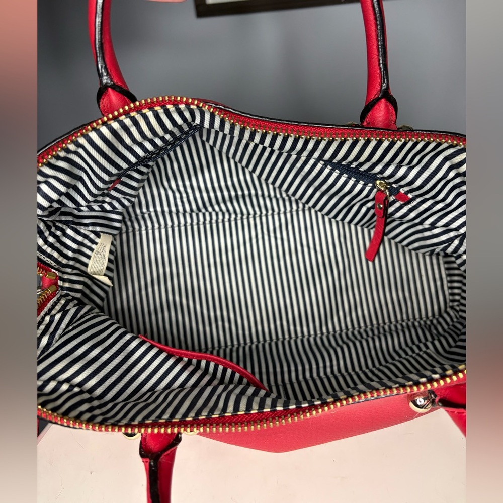 Kate Spade Red Leather Handbag - Picture 3 of 13